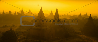 Panorama view of Bagan