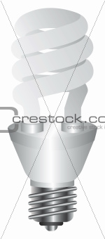 Energy Saviing Light Bulb Illustration