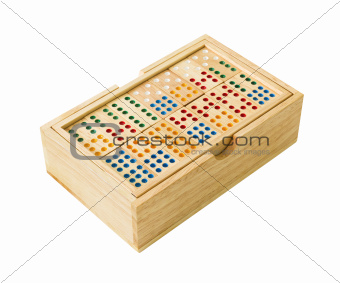 Wooden Domino in box