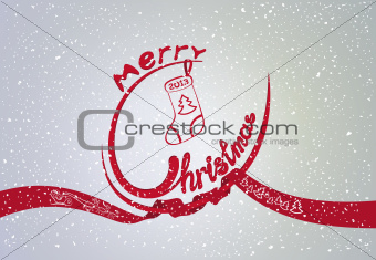 Winter Christmas card