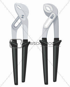 Two vector alligator wrench