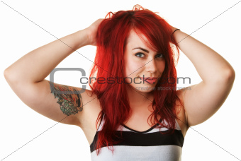 Pretty Female with Red Hair