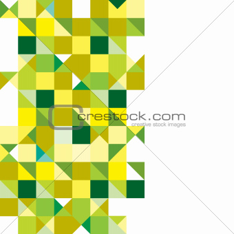 Triangle green tricolour