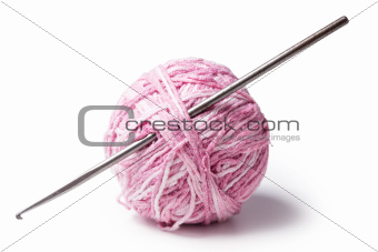 a ball of yarn with crochet
