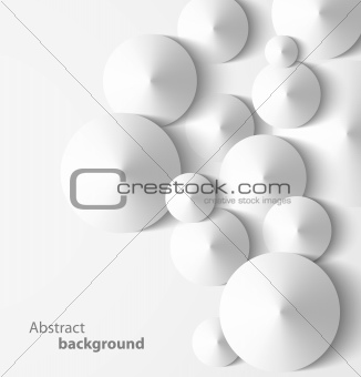 Abstract 3D cone geometrical background