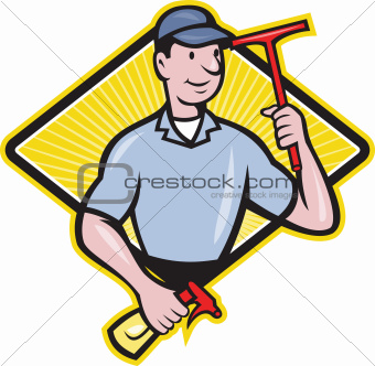 Window Cleaner With Squeegee
