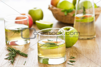 Apple juice with Rosemary