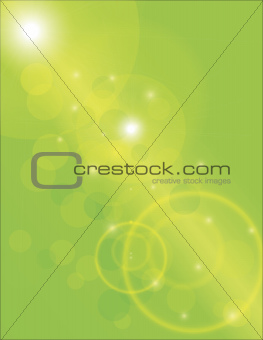 Sun Beams with Green Background