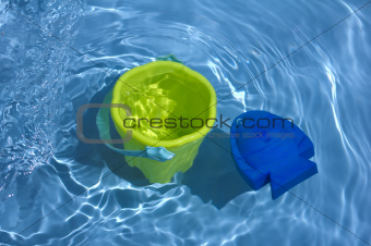 toys in water