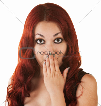 Surprised Mexican Woman