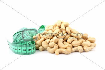 cashew (nut) and meter