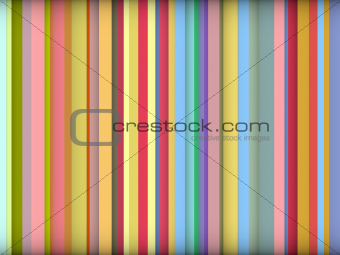 3d striped abstract backdrop in rainbow colors