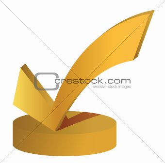 check mark trophy