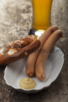 pair of wiener sausages 