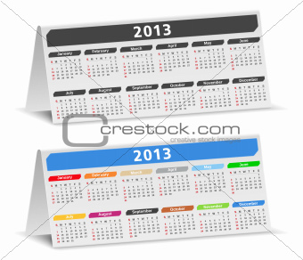 2013 desk calendars
