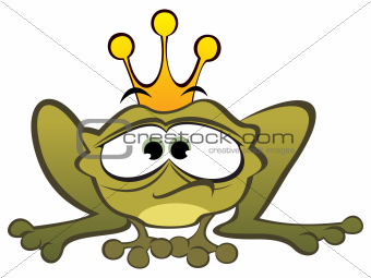 Depressed frog