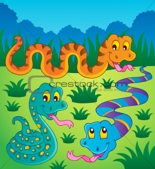 Image with snake theme 1