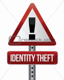 identity theft sign