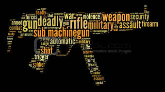Sub machine-gun graphics