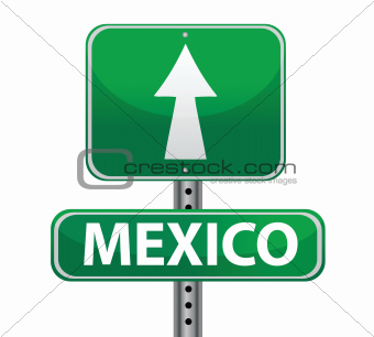mexico border sign