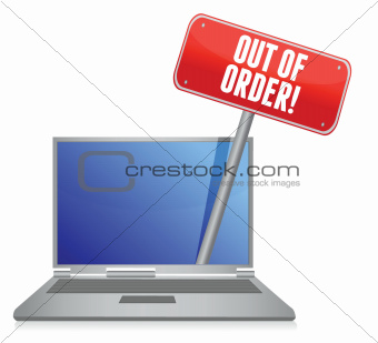out of order laptop service