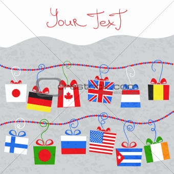 Background from Gifts from around the world
