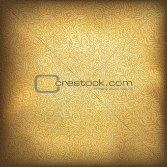 Golden vintage background. Vector illustration, EPS10.
