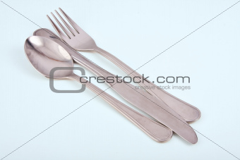 Cutlery in a row
