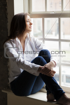 Woman by the window