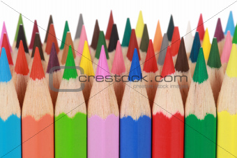 Collection of colored pencils