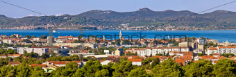 Dalmatian city of Zadar panoramic view