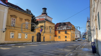 City of Zagreb historic upper town