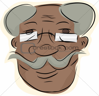 Handlebar Moustache Man