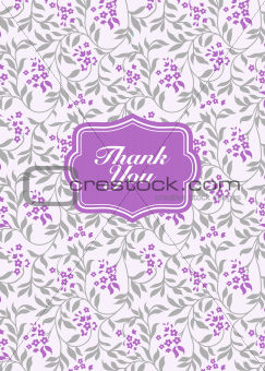 Vector Lilac Frame and Background