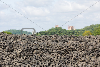 Old Tires heap 