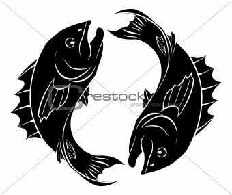 Stylised fish illustration