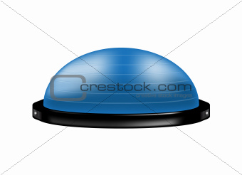 Bosu ball in blue design