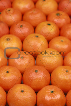 Tangerines forming a background
