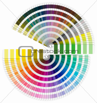 Pantone Color Palette - Semicircle