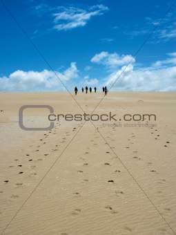 Sand dune walk