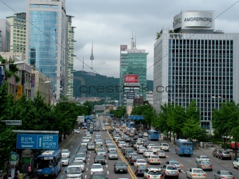 Traffic in Seoul
