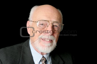 Stock Photo of Friendly Senior Man
