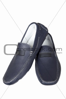 Dark blue low shoes