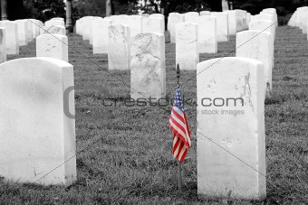 Soldiers Grave - Selective Colorization
