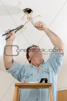 Electrician At Work