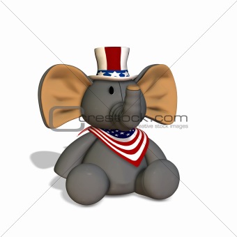 GOP Stuffed Elephant
