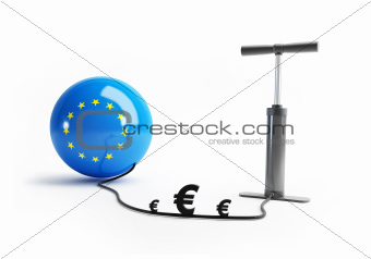 European Union pump euro money 