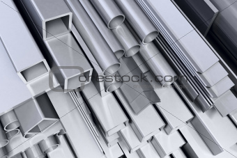 metal square background