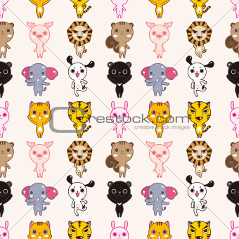 seamless animal pattern