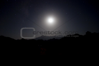 Sinai Desert at Night
